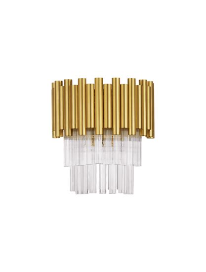 Nova Luce MAGNOLIA Wandleuchte E14 2-fach Gold 24x16,3x26,5cm dimmbar 9824082