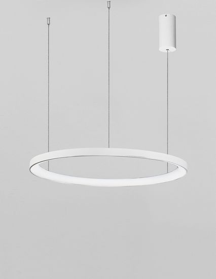 Nova Luce PERTINO LED Pendelleuchte Weiß 48W Warmweiss 150x58cm dimmbar 9853683