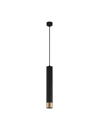 Nova Luce PICTO Pendelleuchte GU10 Schwarz-Gold 200x6cm dimmbar 9911530