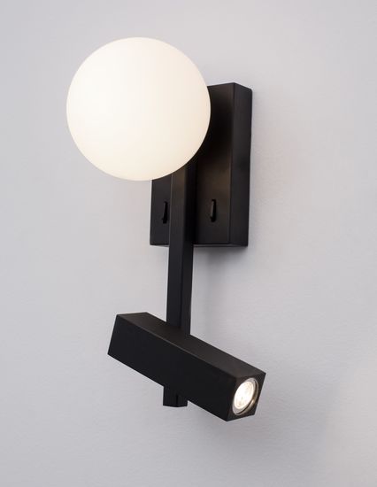 Nova Luce JOLINE LED Wandleuchte Schwarz 8W Neutralweiss 14x10x26cm 9919530