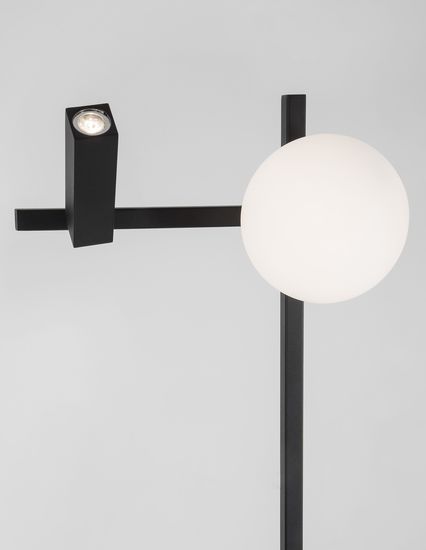 Nova Luce JOLINE LED Stehlampe Schwarz 9W Neutralweiss 26,5x16,5x150cm 9919532