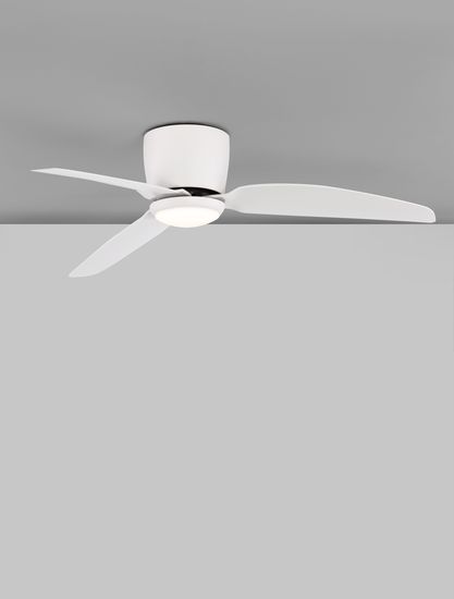 Nova Luce VOLGA LED Ventilator Weiß 18W Warmweiss 21,5x99,5cm 9952361