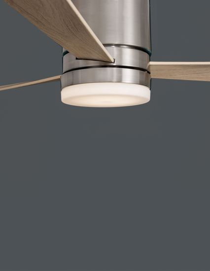 Nova Luce SATIN LED Ventilator Nickel 18W Warmweiss 25x132cm 9953016
