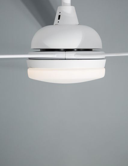 Nova Luce FLOW LED Ventilator Weiß 18W Warmweiss 37,5-47x152cm 9953198
