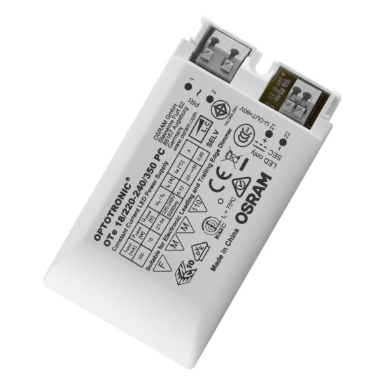 OSRAM OPTOTRONIC Phase-cut OTE Netzteil/Treiber Phasenanschnitt 18/220-240/350 PC dimmbar 4052899105348