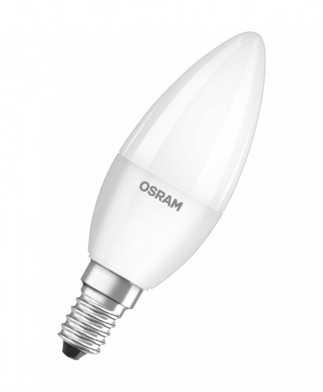 BELLALUX E14 LED Kerze 5W B40 matt warmweiss wie 40W