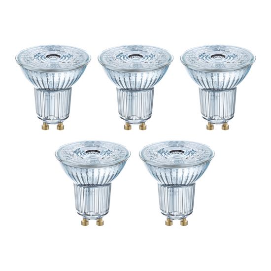 5er Pack OSRAM Base GU10 LED PAR16 Spot 2,6W 230Lm 2700K wie 35W 4058075157941