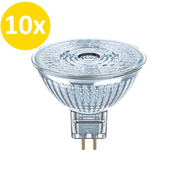10er-Pack LEDVANCE LED Strahler Parathom MR16 36° 3.4W GU5.3 Dimmbar neutralweiss wie 20W Halogen 12V 4058075796492