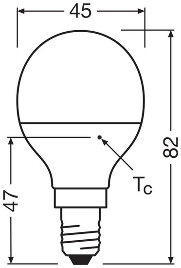 3er-Pack OSRAM LED Lampe E14 Value Classic P matt P75 7W 1055lm Tageslichtweiss 6500K wie 75W 4099854547775