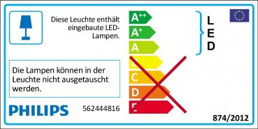Philips LED Deckenleuchte myLiving Star 4x4W 920Lm Rund warmweiss 56244/48/16
