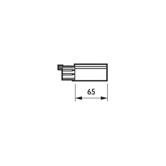 Philips Endeinspeisung 3-Phasen-Stromschiene Square RCS750 Schwarz ZRS750 EPSR BK XTS11-2+41-2 8711559141497