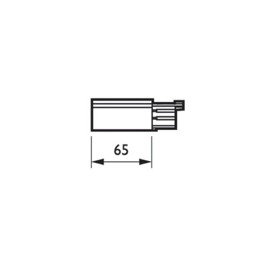 Philips Endeinspeisung Stromschiene DALI Square Track Weiß ZCS750 5C6 EPSL WH XTSC612-3 8718696065587