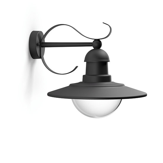 Philips myGarden Topiary Außenwandlampe dimmbar E27  0181630PN