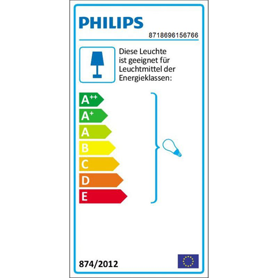Philips myGarden Topiary Außenwandlampe dimmbar E27  0181630PN