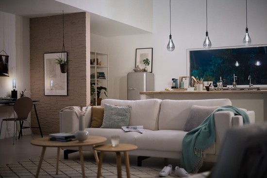 Philips Pendellampe, Hängelampe schwarz E27