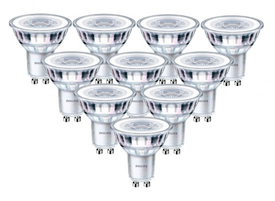 10er-Set Philips CorePro LED Spot 4W GU10 warmweiss 36° dimmbar 8718696721377