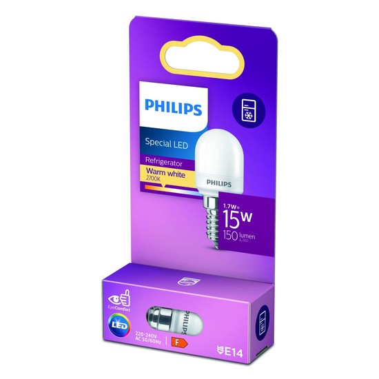 Philips LED Lampe E14 1,7W 150lm warmweiss 2700K wie 15W