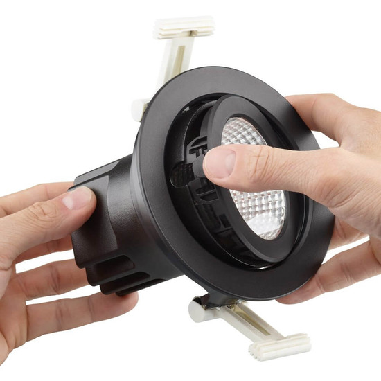 Philips LED Einbaustrahler LuxSpace Accent Compact Ø12,5cm 29W 4200lm Neutralweiss 4000K Weiß RS771B 8718699979027