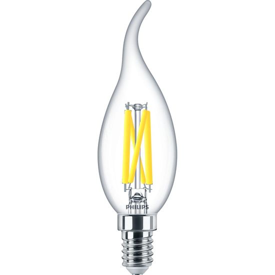 Philips MASTER LED Kerze E14 Windstoss 90Ra DimTone WarmGlow dimmbar 3,4W 470lm warmweiss wie 40W