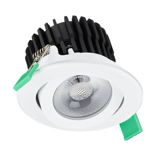 Philips LED Einbaustrahler CoreLine Gen2 schwenkbar Ø7,8cm 10,2W 900lm Warmweiss 3000K dimmbar IP44 Weiß 8719514548169