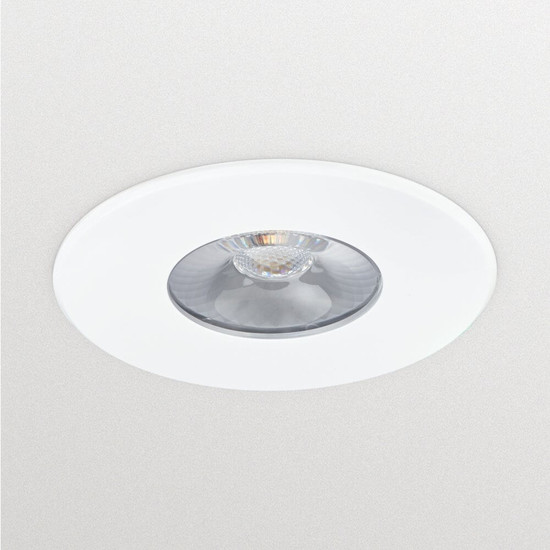 Philips LED Einbaustrahler CoreLine Gen2 starr Ø7,8cm 10,2W 900lm Neutralweiss 4000K dimmbar IP65 Weiß 8719514548299