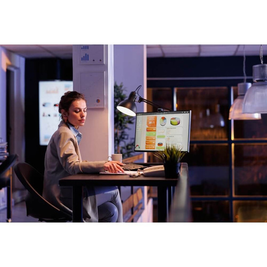 Philips LED Lampe E27 MASTER UltraEfficient A60 klar 4W 840lm Warmweiss 2700K dimmbar wie 60W 8720169310513