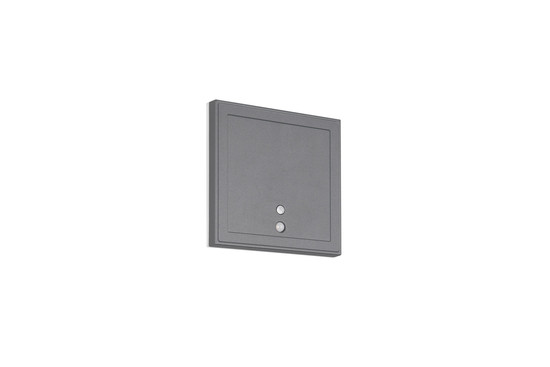 Reality R23056242 Fortaleza LED Wandleuchte 2W Anthrazit IP54 warmweiss