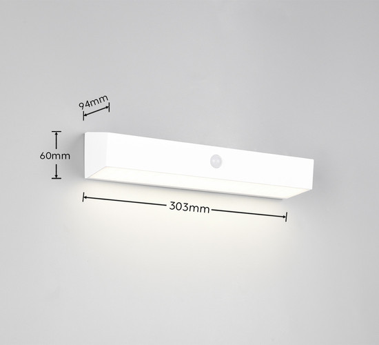 Reality R23306101 Silves LED Wandleuchte 6W Weiß IP44 neutralweiss