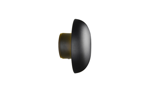 Reality R24431132 Davey LED Wandleuchte 1,5W ⌀15,5cm Schwarz Matt warmweiss Touch