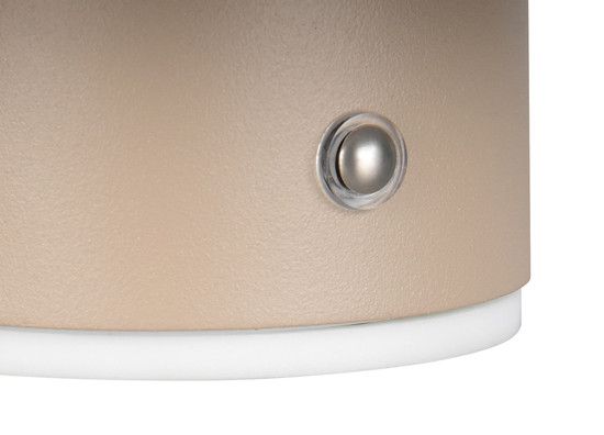 Reality R24431143 Davey LED Wandleuchte 1,5W ⌀15,5cm Warm Beige warmweiss Touch