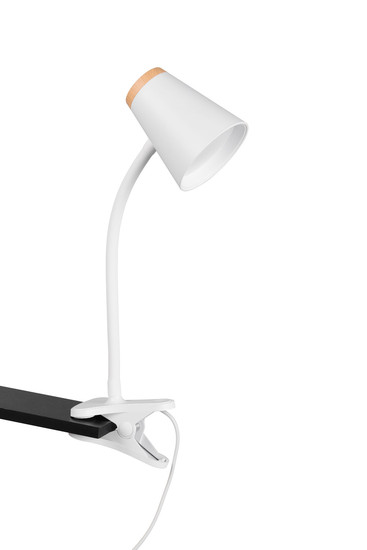 Reality R25831101 Pongo LED Klemmleuchte 4,5W Weiß warmweiss