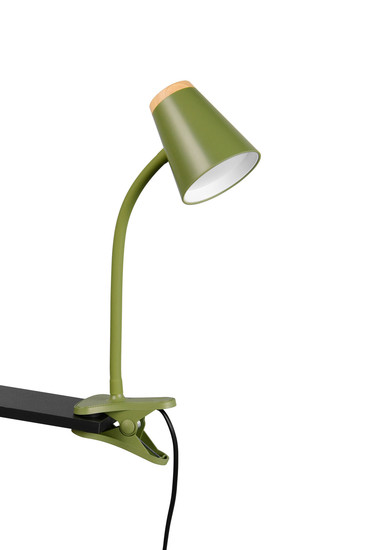 Reality R25831115 Pongo LED Klemmleuchte 4,5W Grün warmweiss