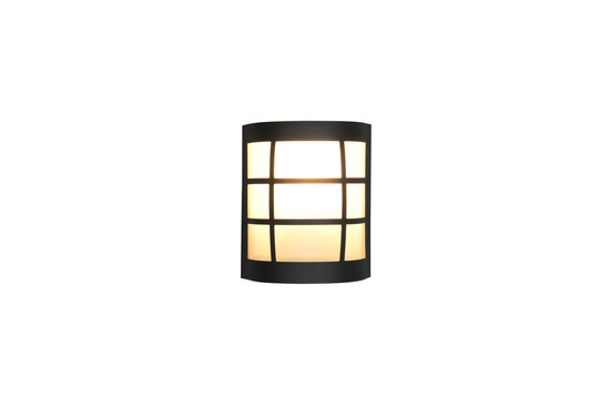Reality R26456132 Sintra E27 Wandleuchte Schwarz Matt IP44