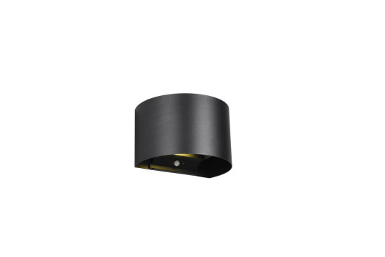 Reality Talent LED Wandleuchte  2x0,5W 16cm Schwarz Matt warmweiss