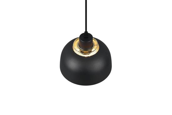 Reality Punch Pendelleuchte E27  ⌀18cm Schwarz Matt Höhenverstellbar