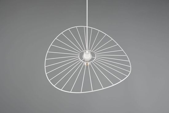 Reality Chapeau Pendelleuchte E27  ⌀60cm Weiß Matt