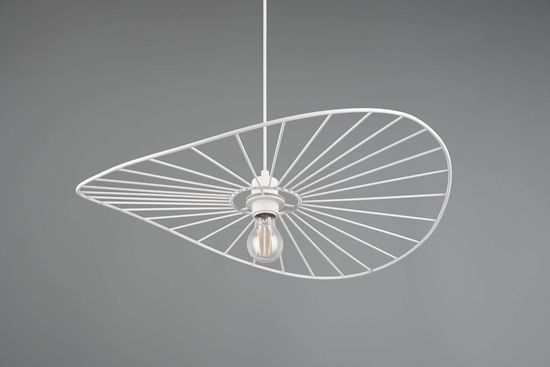Reality Chapeau Pendelleuchte E27  ⌀60cm Weiß Matt