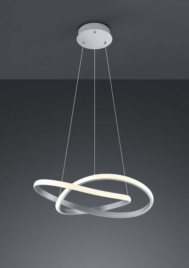 Reality Course LED Pendelleuchte  27W ⌀60cm dimmbar Nickel Matt warmweiss