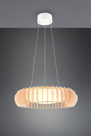 Reality Monte LED Pendelleuchte  40W ⌀60cm dimmbar Weiß CCT einstellbare Lichtfarbe