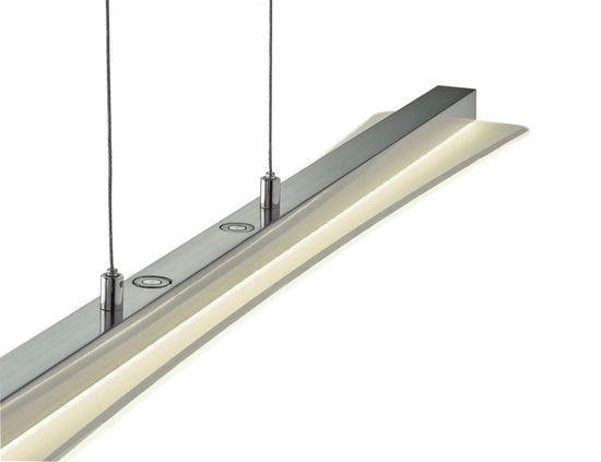 Reality Smash LED Pendelleuchte  18W Nickel Matt CCT einstellbare Lichtfarbe Touch