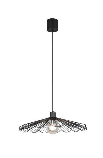 Reality R36431032 Margarita E27 Pendelleuchte ⌀50cm Schwarz Matt