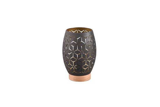 Reality Bidar Tischleuchte E27  ⌀15cm Schwarz-Gold