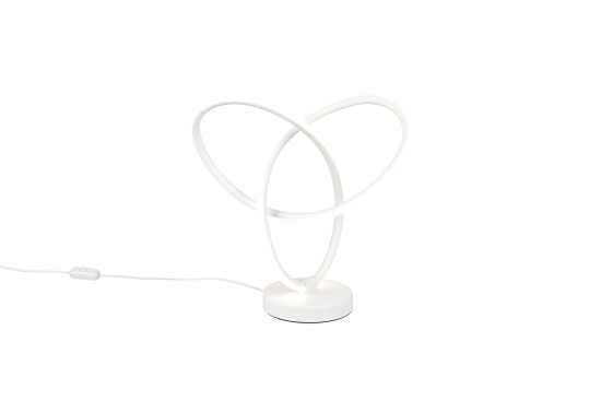 Reality R53591131 Lando LED Tischleuchte 8W Weiß Matt warmweiss