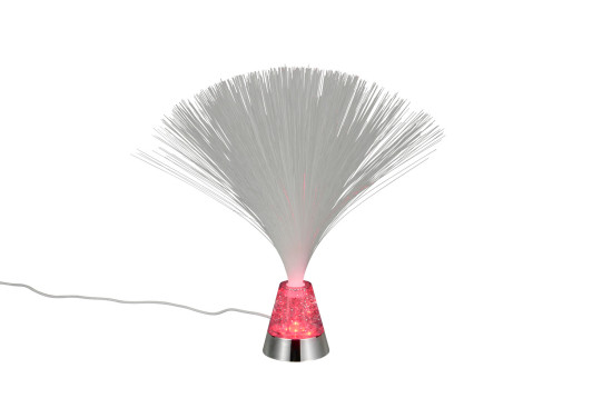 Reality R53841106 Punk LED Tischleuchte 1W ⌀8,5cm Chrom warmweiss