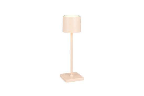 Reality R54096166 Fernandez LED Tischleuchte 1,5W dimmbar Sand IP54 CCT einstellbare Lichtfarbe