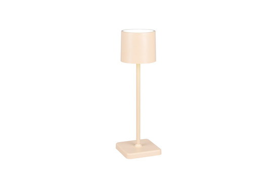 Reality R54096166 Fernandez LED Tischleuchte 1,5W dimmbar Sand IP54 CCT einstellbare Lichtfarbe
