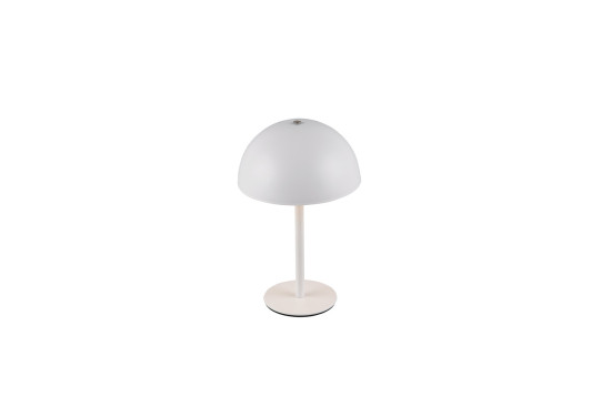 Reality R54891131 Munoz LED Tischleuchte 1,3W ⌀13cm Weiß Matt warmweiss Touch