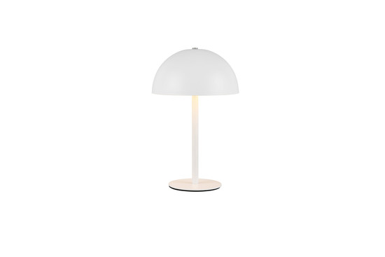 Reality R54891131 Munoz LED Tischleuchte 1,3W ⌀13cm Weiß Matt warmweiss Touch