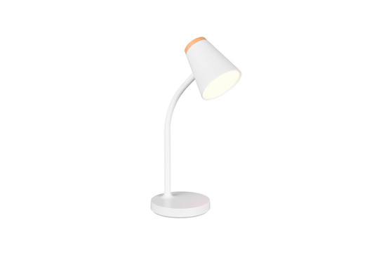 Reality R55831101 Pongo LED Tischleuchte 4,5W Weiß warmweiss