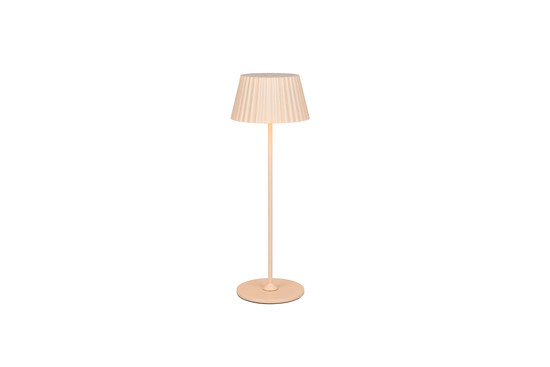 Reality R57706166 Suarez LED Tischleuchte 1,5W ⌀13,5cm dimmbar Sand IP44 warmweiss